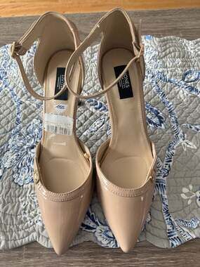 Jones New York nude Women's heels Carrier office Casual party feminine Size 8.5